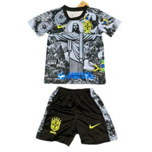 Camisetas Brasile Jesús Calcio 2024/2025 Bambino Kit