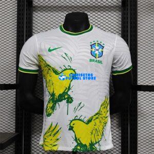 Camisetas Brasile Special Bianco Calcio 2024/2025 (EDIZIONE GIOCATORE)