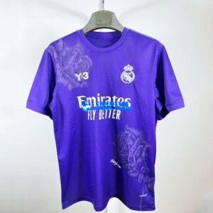 Maglia Real Madrid Y-3 Viola Calcio 2024/2025