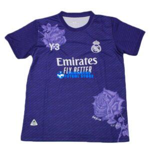 Maglia Real Madrid Y-3 Viola Calcio 2024/2025 Bambino Kit