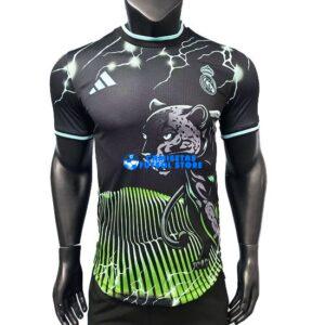 Maglia Real Madrid Verde Leopardo Calcio 2024/2025 (EDIZIONE GIOCATORE)