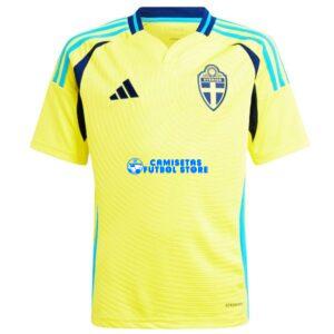 Maglia Suecia 1ª Calcio 2024/2025 Bambino Kit