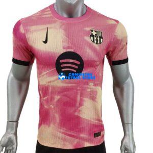 Maglia Barcelona 2024/25 Calcio Rosa (EDIZIONE GIOCATORE)