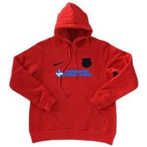 Sudadera FC Barcelona 2024-2025 Con Cappuccio Rosso