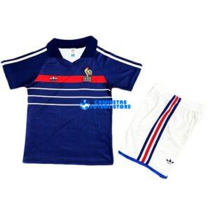 Maglia Francia 1ª Calcio 1982/1983 Bambino Kit