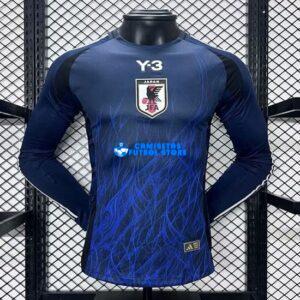 Maglia Giappone Y-3 Calcio 2024/2025 (EDIZIONE GIOCATORE) Manga Larga