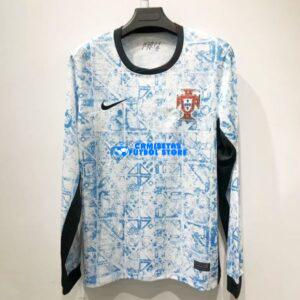 Maglia Portogallo 2ª Calcio 2024/2025 Manga Larga