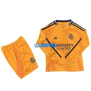 Maglia Real Madrid 2ª Calcio 2024/2025 Bambino Kit Manga Larga