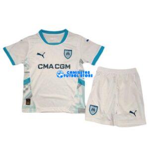 Maglia Olympique Marsella 1ª Calcio 2024/2025 Bambino Kit