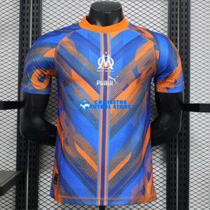 Maglia Olympique Marsella 3ª Calcio 2024/2025 Blu (EDIZIONE GIOCATORE)