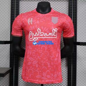 Palestina Maglia de la pink Calcio 2024/2025 EDIZIONE GIOCATORE