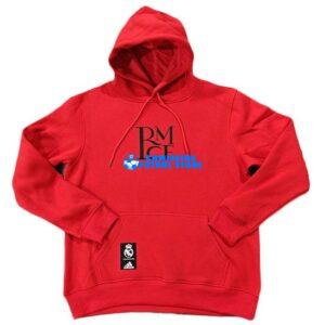 Sudadera Real Madrid 2024-2025 Con Cappuccio Rosso