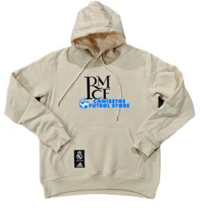 Sudadera Real Madrid 2024-2025 Con Cappuccio Beige