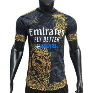 Maglia Real Madrid Oro Dragón Calcio 2024/2025 (EDIZIONE GIOCATORE)