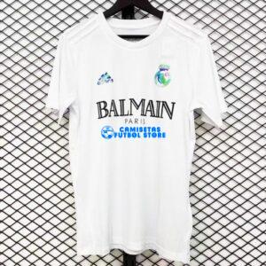 Maglia Real Madrid X BALMAIN Bianco Calcio 2024/2025