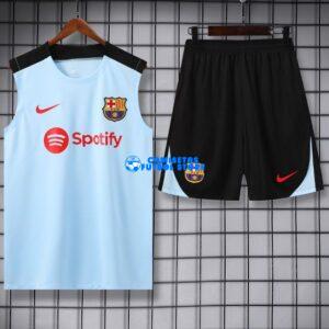 Maglia FC Barcelona 2024/2025 Sin Mangas Edición Especial Celeste