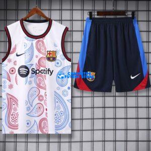 Maglia FC Barcelona 2024/2025 Sin Mangas Edición Especial Bianco