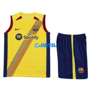 Maglia FC Barcelona 2024/2025 Sin Mangas amarillo