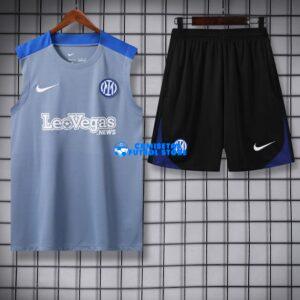 Maglia Inter Milan Sin Mangas 24-25 Grigio Blu