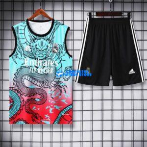 Maglia Real Madrid Sin Mangas 24-25 Añil/Rosso Dragon