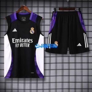 Maglia Real Madrid Sin Mangas 24-25 Nero