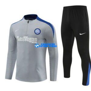 Felpa Da Allenamento AC Milan 2024/2025 Kit Grigio/Blu