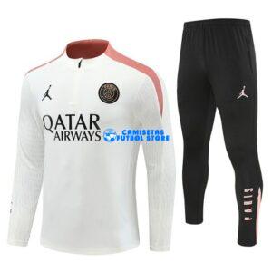 Felpa Da Allenamento PSG 2024/2025 Kit Bianco/Rosa