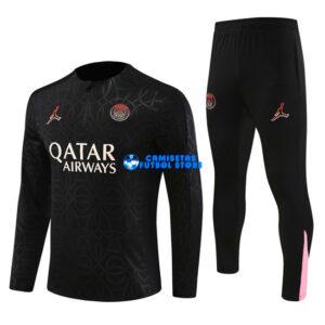Felpa Da Allenamento PSG 2024/2025 Kit Nero/Rosso