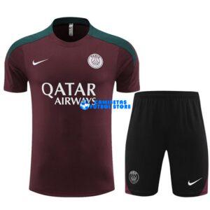 Maglia PSG Calcio 2024/2025 Marrone Rossiccio