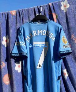 Click to view full screen Maglia Manchester City 1a Calcio 2024/2025 (EDIZIONE GIOCATORE) photo review