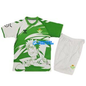 Maglia Real Betis Naruto Calcio 2025/2026 Bambino Kit