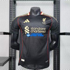 Maglia Liverpool 3ª Calcio 2025/2026 (EDIZIONE GIOCATORE) Nero