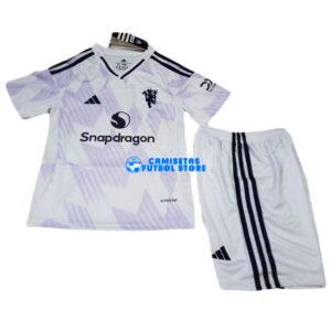 Maglia Manchester United 2ª Calcio 2025/2026 Bambino Kit