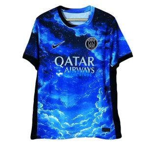 Maglia PSG Calcio 2025/2026 Blu Cielo Estrellado