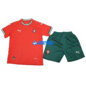 Maglia Portogallo 1ª Calcio 2025/2026 Bambino Kit