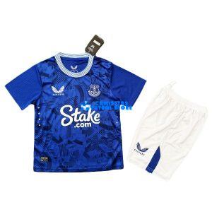 Maglia Everton 1ª Calcio 2024/2025 Bambino Kit