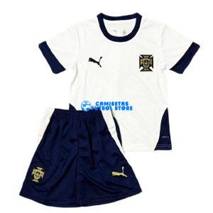 Maglia da Allenamento Portogallo 2025/2026 Bambino Kit Bianco