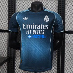 Maglia Real Madrid Edizione Speciale Calcio 2025/2026 (EDIZIONE GIOCATORE) Blu Scuro/Blu Cielo