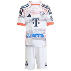Maglia Bayern Múnich 2ª Calcio 2025/2026 Bambino Kit