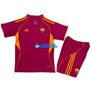 Maglia AS Roma 1° Calcio 2025/2026 Bambino Kit