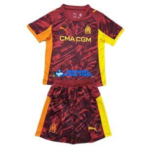 Maglia Marsella Portiere 1° Calcio 2025/2026 Bambino Kit
