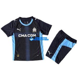Maglia Marsella 2° Calcio 2025/2026 Bambino Kit